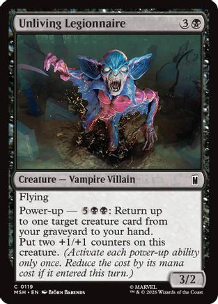 Unliving Legionnaire  [Foil]  (MSH-119) - [Marvel Super Heroes]