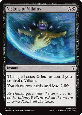 Visions of Villainy  [Foil]  (MSH-120) - [Marvel Super Heroes]