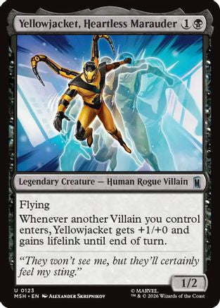 Yellowjacket, Heartless Marauder  (MSH-123) - [Marvel Super Heroes]
