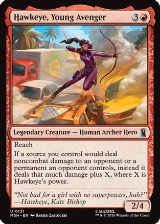 Hawkeye, Young Avenger  (MSH-131) - [Marvel Super Heroes]