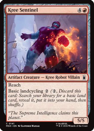 Kree Sentinel  (MSH-141) - [Marvel Super Heroes]