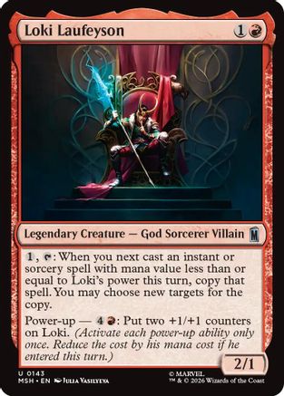 Loki Laufeyson  [Foil]  (MSH-143) - [Marvel Super Heroes]