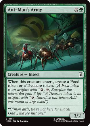 Ant-Man's Army  [Foil]  (MSH-161) - [Marvel Super Heroes]