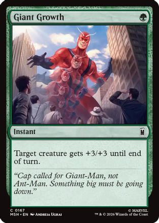Giant Growth  (MSH-167) - [Marvel Super Heroes]
