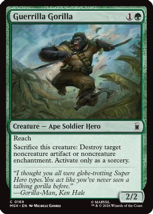 Guerrilla Gorilla  (MSH-169) - [Marvel Super Heroes]