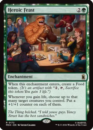 Heroic Feast  (MSH-172) - [Marvel Super Heroes]