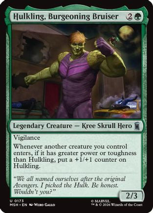 Hulkling, Burgeoning Bruiser  (MSH-173) - [Marvel Super Heroes]