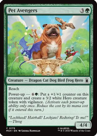 Pet Avengers  (MSH-178) - [Marvel Super Heroes]