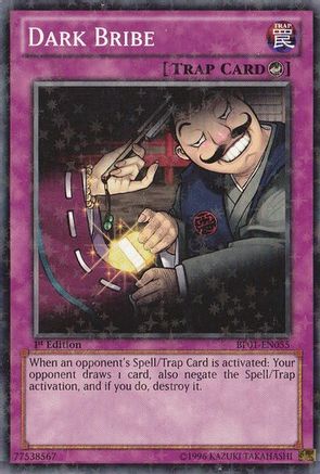 Dark Bribe [BP01-EN055] Starfoil Rare - Trinity Hobby