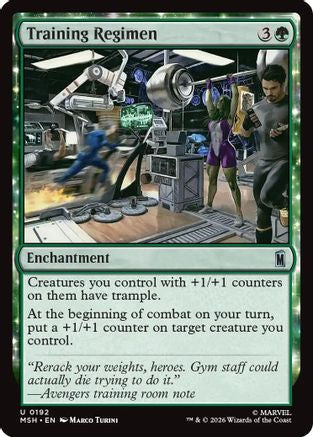 Training Regimen  [Foil]  (MSH-192) - [Marvel Super Heroes]