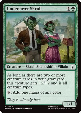 Undercover Skull  (MSH-194) - [Marvel Super Heroes]