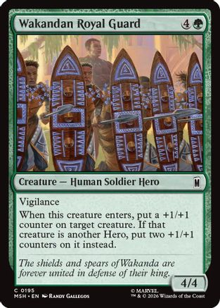 Wakandan Royal Guard  (MSH-195) - [Marvel Super Heroes]