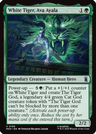 White Tiger, Ava Ayala  [Foil]  (MSH-196) - [Marvel Super Heroes]