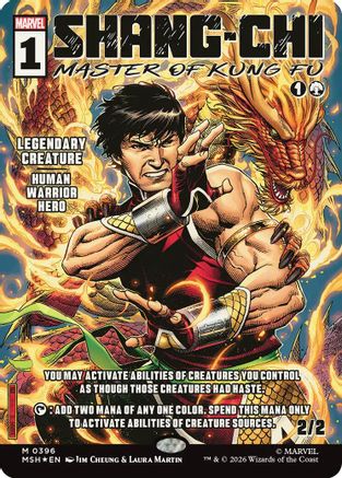 Shang-Chi, Master of Kung Fu (Showcase) (0396)  [Foil]  (MSH-396) - [Marvel Super Heroes]