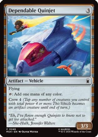 Dependable Quinjet  (MSH-246) - [Marvel Super Heroes]