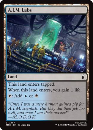 A.I.M. Labs  [Foil]  (MSH-257) - [Marvel Super Heroes]