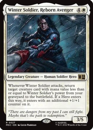 Winter Soldier, Reborn Avenger  (MSC-027) - [Commander: Marvel Super Heroes]
