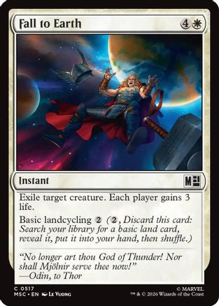 Fall to Earth  (MSC-517) - [Commander: Marvel Super Heroes]