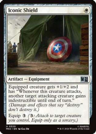 Iconic Shield  (MSC-520) - [Commander: Marvel Super Heroes]