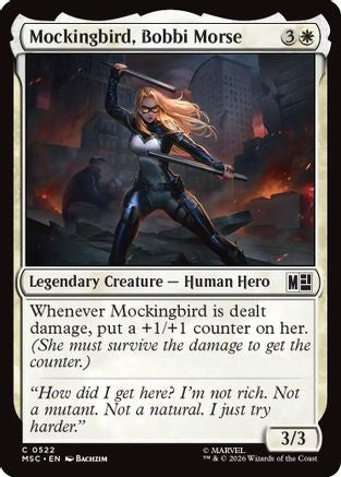 Mockingbird, Bobbi Morse (0522)  [Foil]  (MSC-522) - [Commander: Marvel Super Heroes]