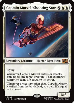 Captain Marvel, Shooting Star  (MSC-589) - [Commander: Marvel Super Heroes]