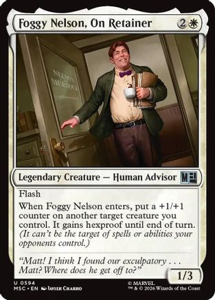 Foggy Nelson, On Retainer  (MSC-594) - [Commander: Marvel Super Heroes]