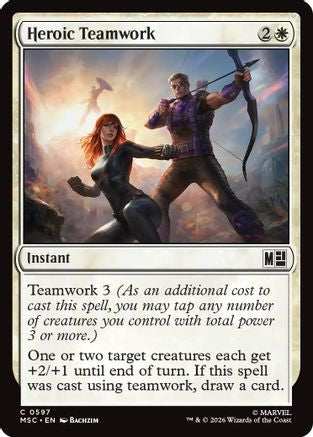 Heroic Teamwork  (MSC-597) - [Commander: Marvel Super Heroes]