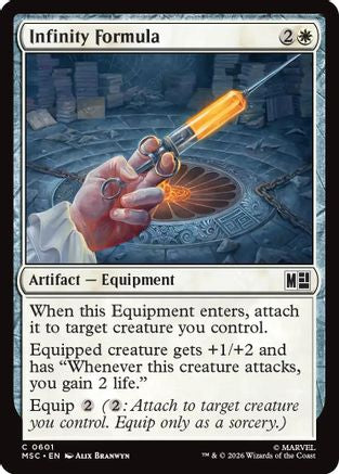 Infinity Formula  [Foil]  (MSC-601) - [Commander: Marvel Super Heroes]