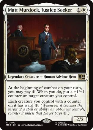 Matt Murdock, Justice Seeker  (MSC-602) - [Commander: Marvel Super Heroes]