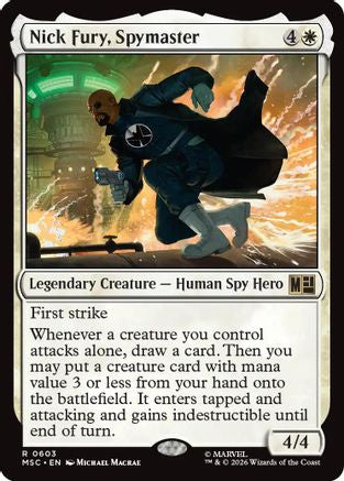 Nick Fury, Spymaster  (MSC-603) - [Commander: Marvel Super Heroes]