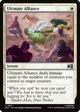 Ultimate Alliance  (MSC-611) - [Commander: Marvel Super Heroes]