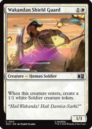 Wakandan Shield Guard  (MSC-613) - [Commander: Marvel Super Heroes]