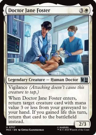 Doctor Jane Foster  (MSC-757) - [Commander: Marvel Super Heroes]
