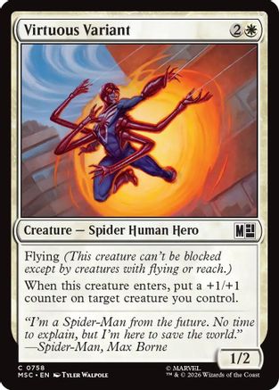 Virtuous Variant  (MSC-758) - [Commander: Marvel Super Heroes]