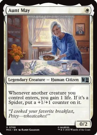 Aunt May  (MSC-768) - [Commander: Marvel Super Heroes]
