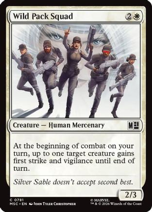 Wild Pack Squad  [Foil]  (MSC-781) - [Commander: Marvel Super Heroes]