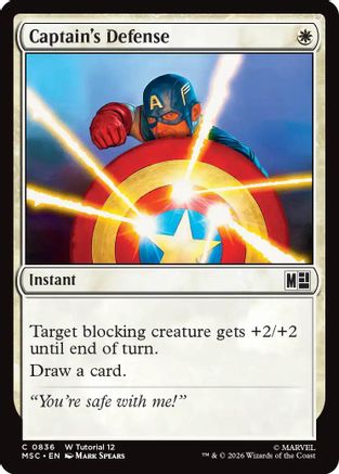 Captain's Defense  (MSC-836) - [Commander: Marvel Super Heroes]