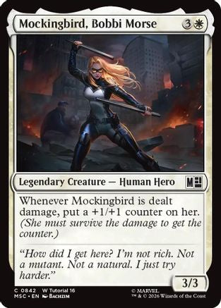 Mockingbird, Bobbi Morse (0842)  (MSC-842) - [Commander: Marvel Super Heroes]