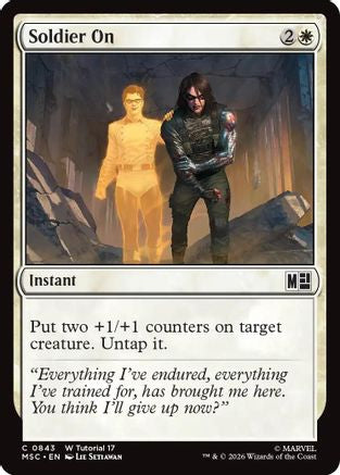 Soldier On  (MSC-843) - [Commander: Marvel Super Heroes]