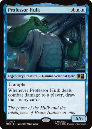 Professor Hulk  (MSC-037) - [Commander: Marvel Super Heroes]