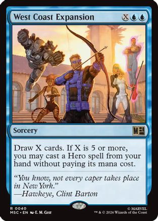West Coast Expansion  (MSC-040) - [Commander: Marvel Super Heroes]