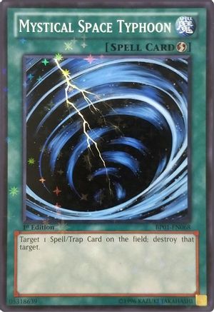 Mystical Space Typhoon [BP01-EN068] Starfoil Rare - Trinity Hobby
