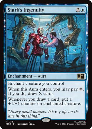 Stark's Ingenuity  [Foil]  (MSC-533) - [Commander: Marvel Super Heroes]
