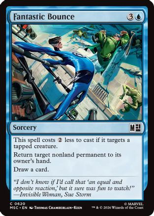 Fantastic Bounce  [Foil]  (MSC-620) - [Commander: Marvel Super Heroes]