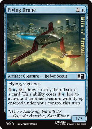 Flying Drone  (MSC-621) - [Commander: Marvel Super Heroes]