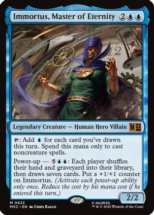 Immortus, Master of Eternity  [Foil]  (MSC-623) - [Commander: Marvel Super Heroes]