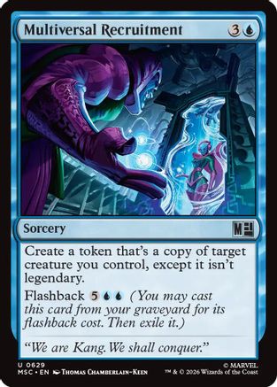 Multiversal Recruitment  (MSC-629) - [Commander: Marvel Super Heroes]