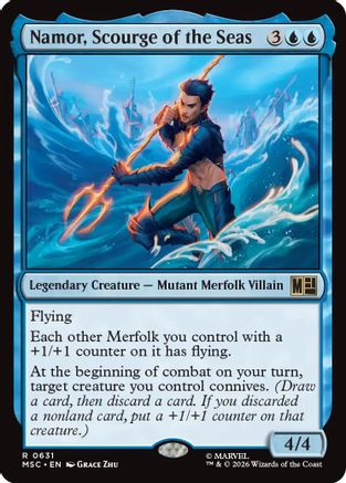Namor, Scourge of the Seas  (MSC-631) - [Commander: Marvel Super Heroes]