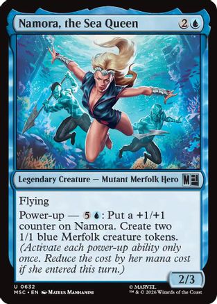 Namora, the Sea Queen  (MSC-632) - [Commander: Marvel Super Heroes]