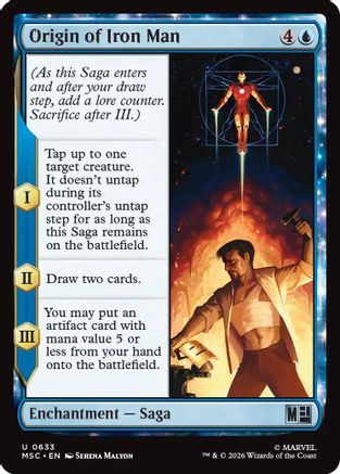 Origin of Iron Man  (MSC-633) - [Commander: Marvel Super Heroes]